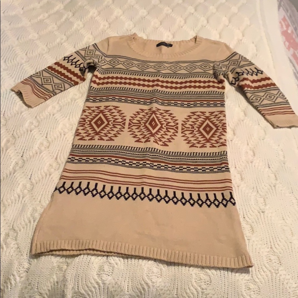 Aztec Knit Dress